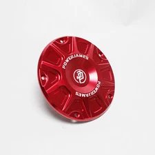 Red Clutch Derby Cover for Harley FLHR Street Glide Electra Glide FLTR 16-later