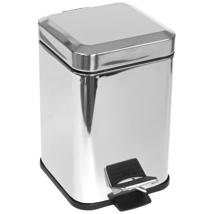Nameeks 2209 Chrome Gedy Floor Standing Waste Basket