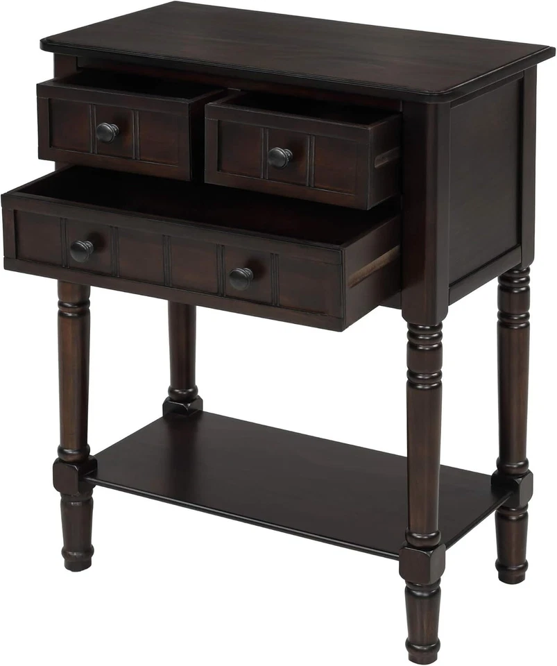 Merax Slim Entryway Console Table with Storage Drawers and Bottom Shelf - Image 3 of 4