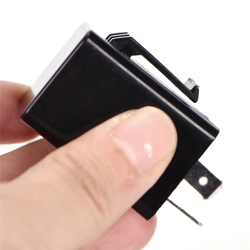 12V 2-Pin Motorcycle Blinker Adjustable LED Flasher Relay Turn Signal Indicator - Image 3 of 4