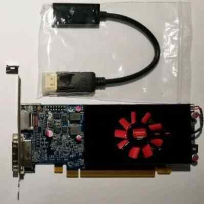 AMD HD 7570 1GB DisplayPort to HDMI Adapter PCIe GDDR5 Windows 10 Video Card