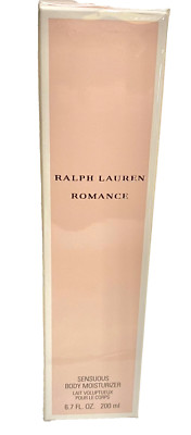 Ralph Lauren ROMANCE  Sensuous Body Moisturizer for Women 6.7oz / 200ml Sealed