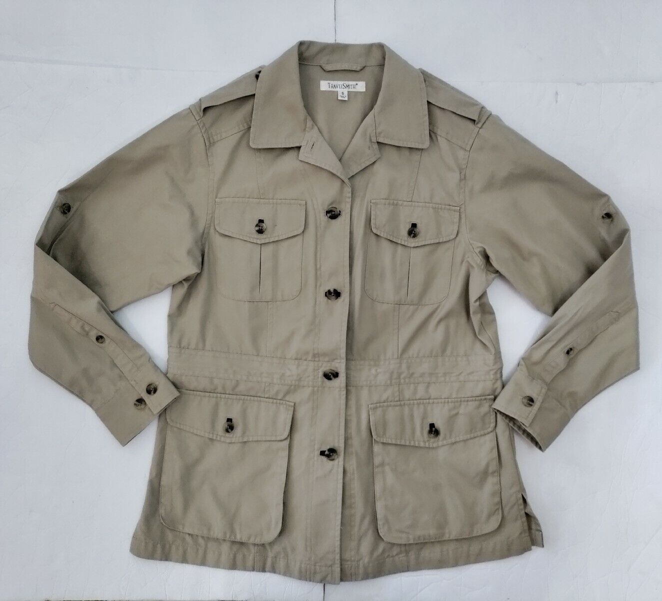 PACT Women's Mountain View Woven Twill Safari Jacket XS