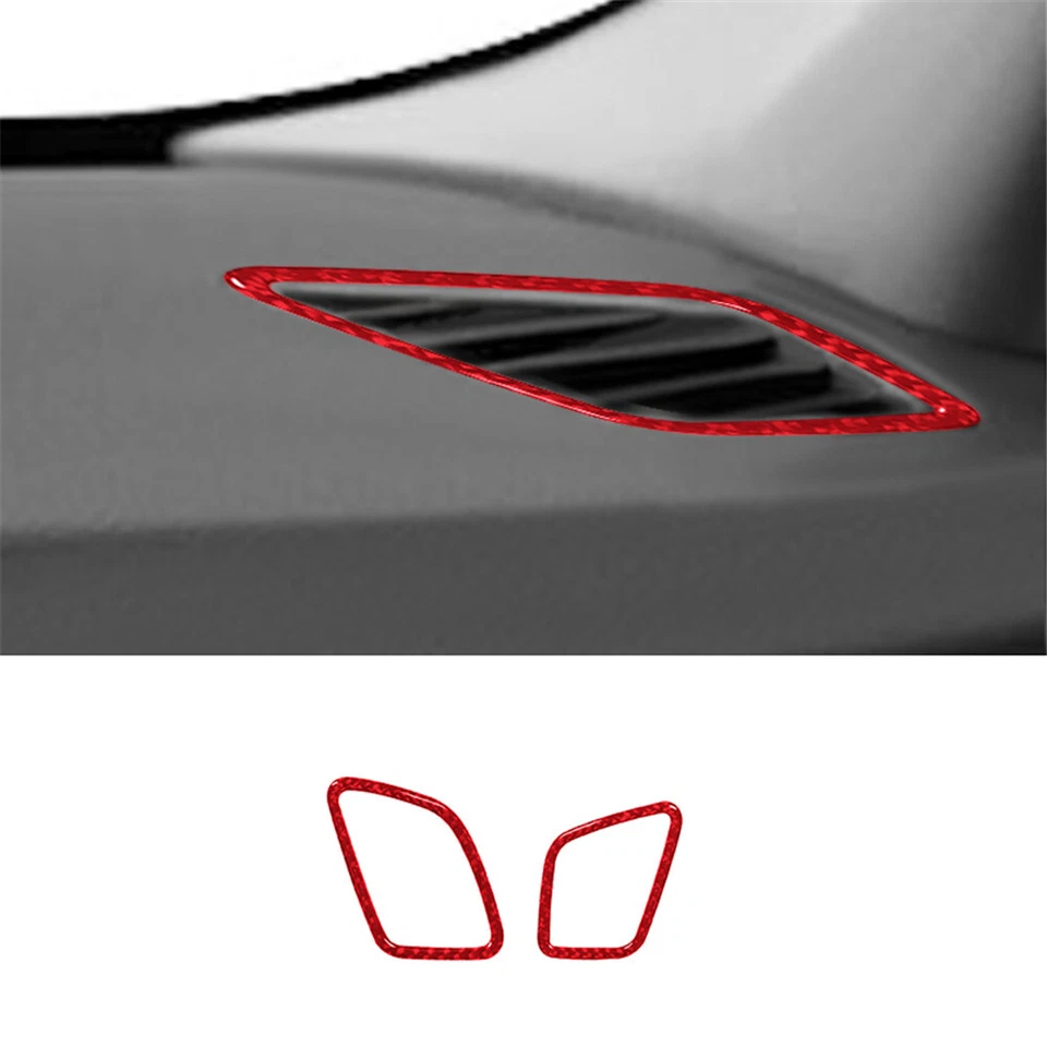 Kit de cubierta interior completo de fibra de carbono rojo 65 piezas para BMW X3 F25 X4 F26 Foto 2 de 4