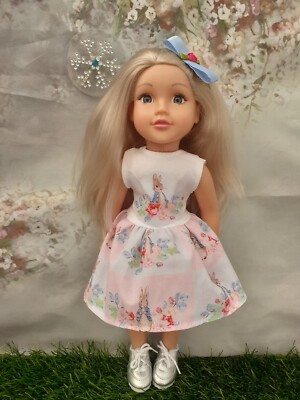 18 Zoll Puppenkleidung passt American Girl/Our Generation Puppen - Osterhasenkleid