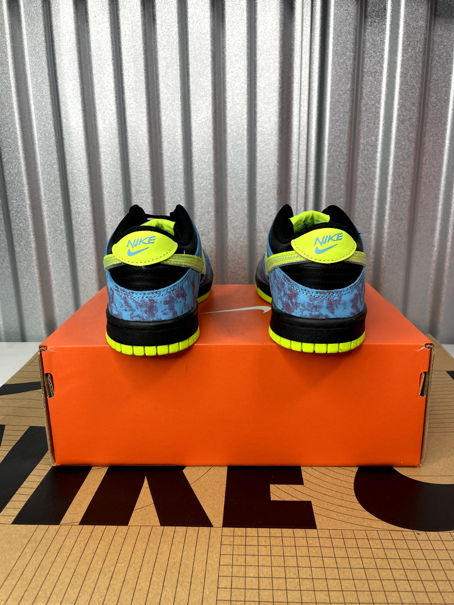 RARE Nike DUNK LOW SE 'ACID WASH BALTIC BLUE VOLT' (GS RARE Nike DUNK LOW SE 'ACID WASH BALTIC BLUE VOLT' (GS