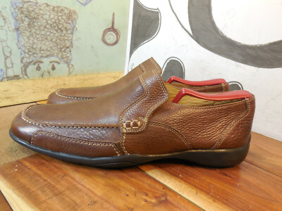 •Sandro Moscoloni Brown Leather Slip On Loafers Mens Size 11 D Style 15266 Sandro Moscoloni | Shoes | Sandro Moscoloni Brown Leather  main image 3