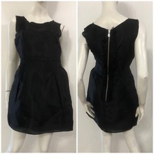D&G DOLCE&GABBANA black dress dress size IT 42 silk silk silk