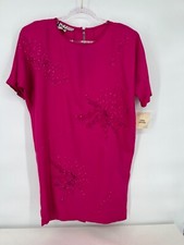 Pakistani-Indian Women Size M Pink with Embroidery and Embellishments NWT