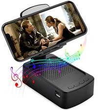 Cell Phone Stand With Bluetooth Speaker Hd Surround Sound Bluetooth Speaker Adju