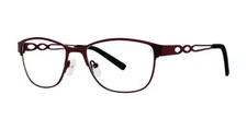 MODERN OPTICAL GRACEFUL WOMEN'S METAL EYEGLASSES 53-16-135 BURGUNDY W/ SOFT CASE
