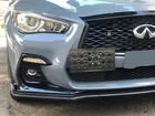 Bumper Tow Hook License Plate Mount Bracket For INFINITI Q50 2014-2024 Brand New