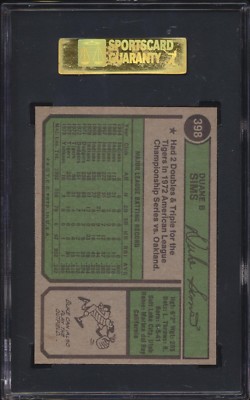 ERROR 1974 Topps Ken Griffey Sr. 598/398 Reds Rookie Card WRONG