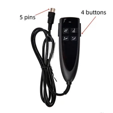 4 Button 5 Pin Prong Remote Hand Control Handset for Power Recliner Lift Chairs