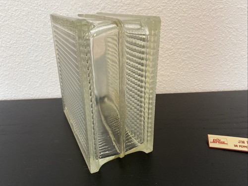 VTG 1948 Dr Pepper Headquarters Building Glass Construction Block Soda Pop RARE2 - Picture 13 of 19
