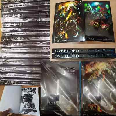 OVERLORD Light Novel Vol. 1-16 English Version By Kugane Maruyama (HALF/FULLSET)