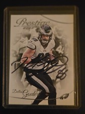 Dallas Goedert Eagles Hand Signed Autographed 2023 Prestige Football Card #235