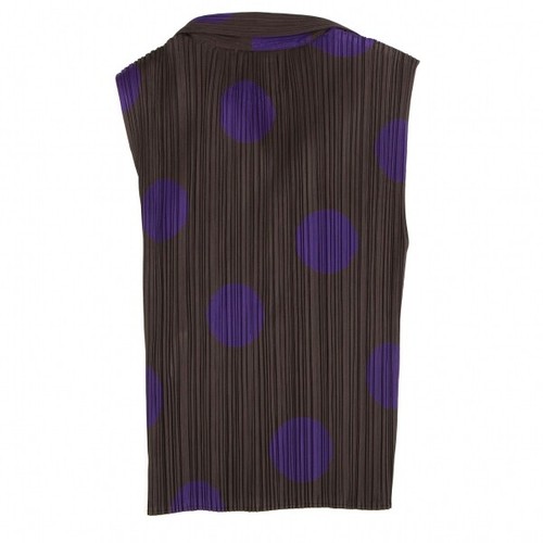 PLEATS PLEASE Dot Printed Vest Size 3(K-127024) - Picture 10 of 12