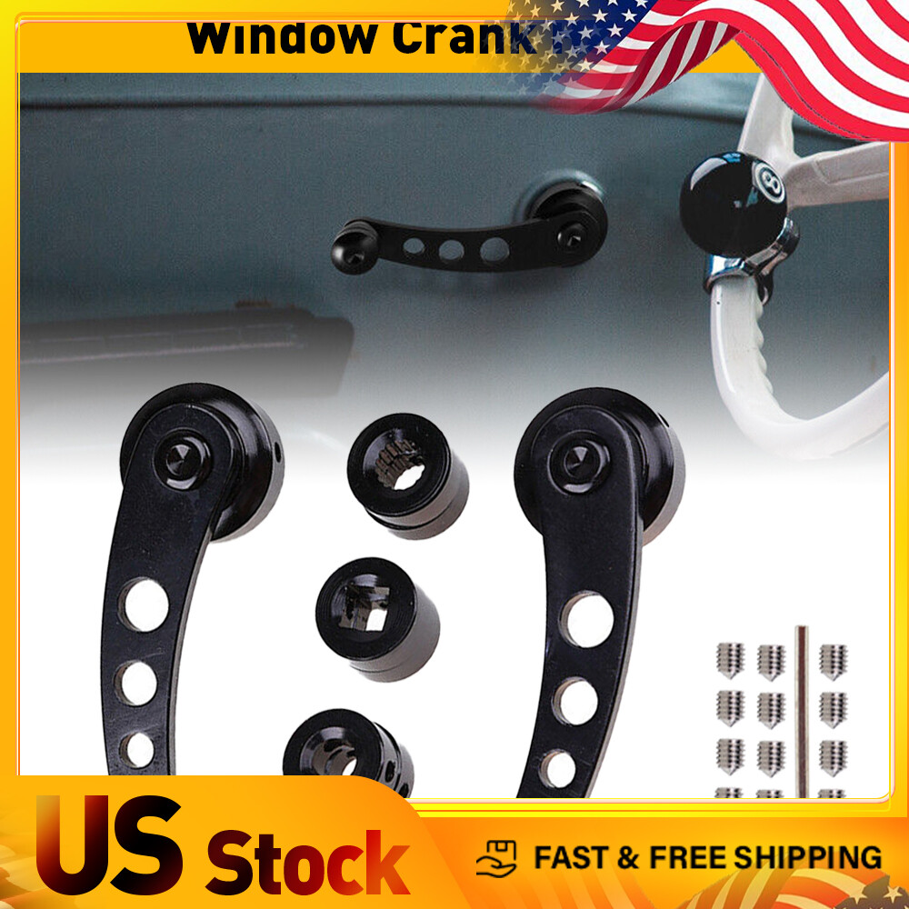 Black Winder Window Crank Handle for Manual Honda Civic Car Door