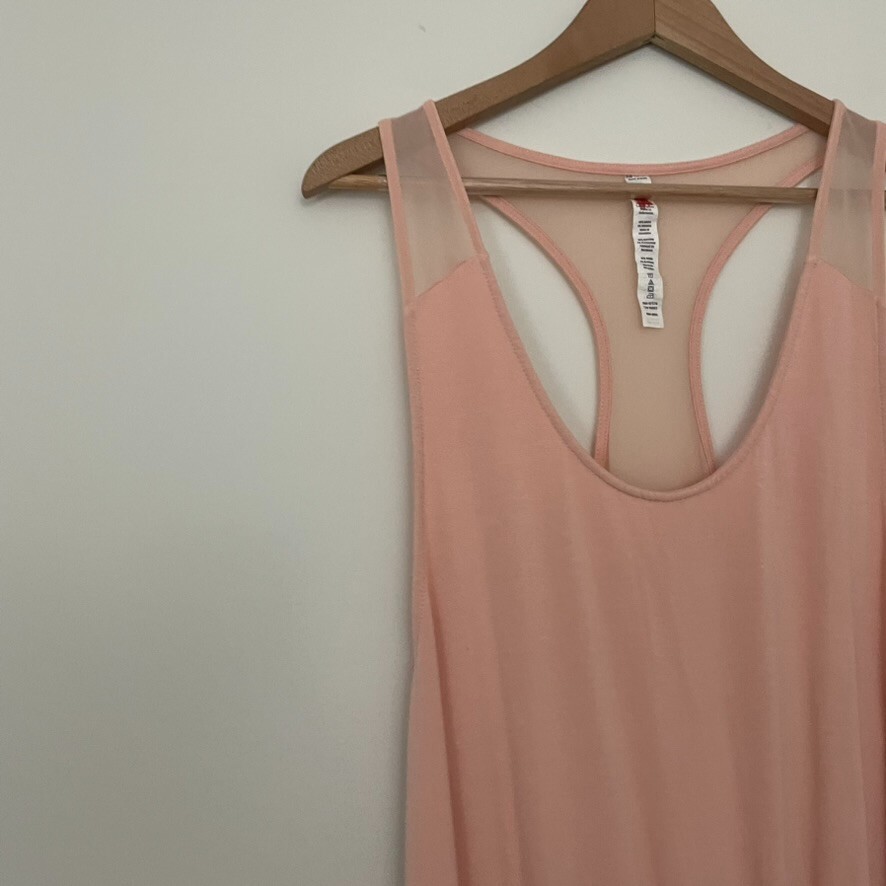 Alo Yoga Tranquility Romper in Shell Peach Womens Size Alo Yoga Tranquility Romper in Shell Peach Womens Size