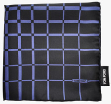     NEW Authentic TOM FORD 100 SILK Pocket Square Handkerchief