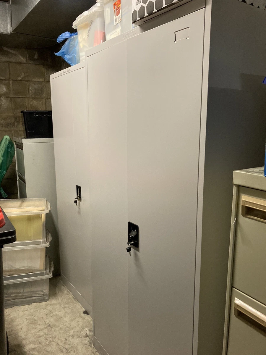 Stratco Two Door Steel Cabinet Lockable