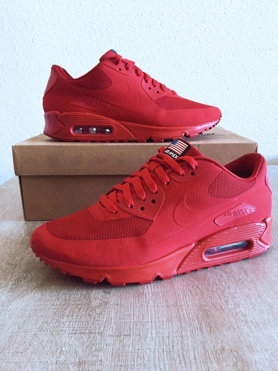 Nike Air Max 90 Hyperfuse Independence USA QS Sport Red - 7.5US/40EUR/6.5UK | eBay