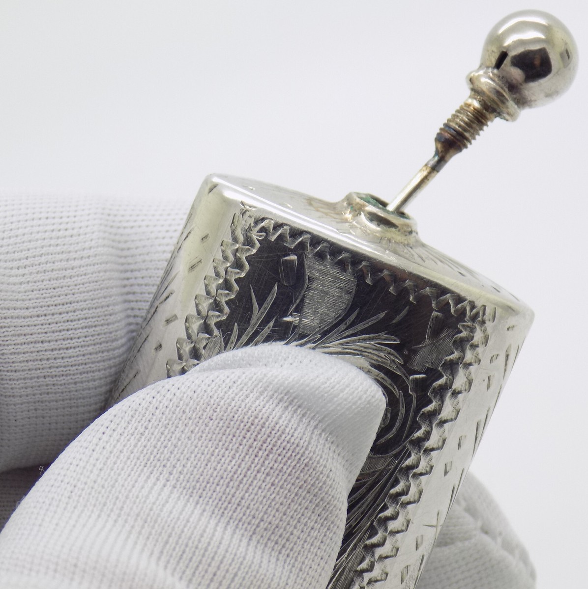 Arfasatti Parfümzerstäuber Aus Sterling Silber 925 – Handgefertigt In Italien, Mit Glasflasche