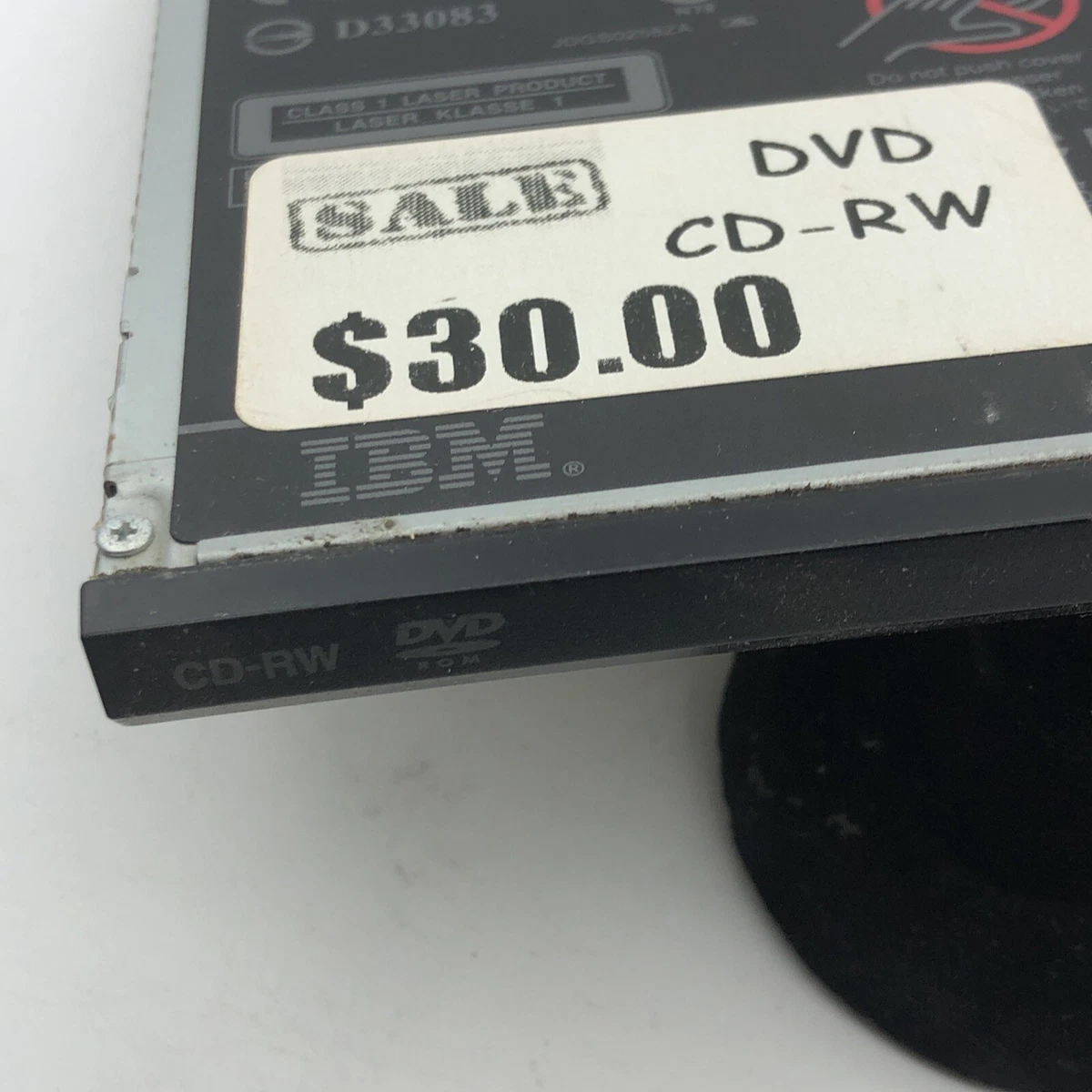 IBM ThinkPad # UJDA745 DVD / CD-RW IDE ATAPI Optical Drive 08K9865  