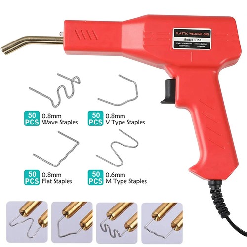50W Hot Stapler Plastic Welding Machine Car Bumper Repair Kit Plastic Repair Kit