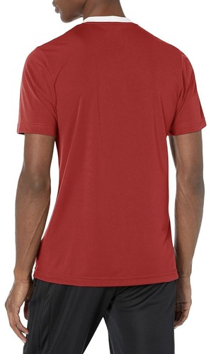Adidas mens red v-neck Aeroready t-shirt size M. - Picture 2 of 6
