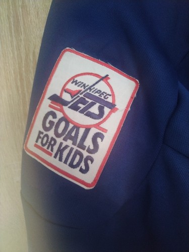 Vintage Rare Winnipeg Jets CCM Authentic Ice Hockey Jersey Size XL - Picture 3 of 3