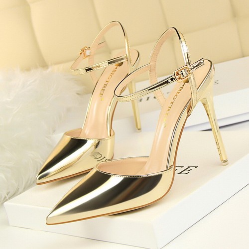 Women Pointed Toe High Heels Slingback Sexy Pumps Sandals Stilettos Party Shoes - Picture 17 of 25