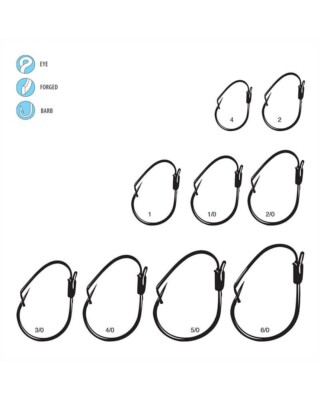 Gamakatsu Extra Thick No Hassle - Pack Of 6 Hooks, 0.3 Metabrid, 0.09-0.1mm Wire - View #7