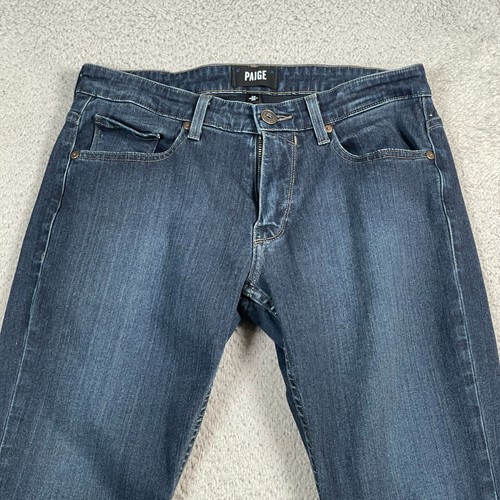 Jeans Paige Para Hombre 30x30 Federal Cellar Cremallera Mosca Desteñido Lavado Medio Denim Hecho en EE. UU. - Imagen 5 de 17