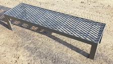 Stahltreppe Außen Garten Terrasse 1 Stufe Breite 60-120 Höhe 10-25 cm Anthrazit