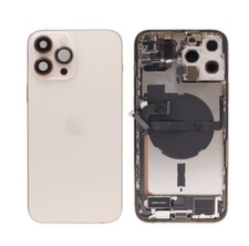 iPhone 13 Pro Max Housing Back Replacement Gold With Small Parts OEM Grade AB