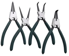 Snap Ring Pliers Set, 4pcs 7" Internal/External Circlip Pliers Kit