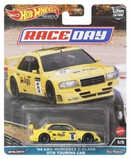 HOT WHEELS ‘94 AMG MERCEDES C-CLASS DTM TOURING PREMIUM RACE DAY CAR CULTURE