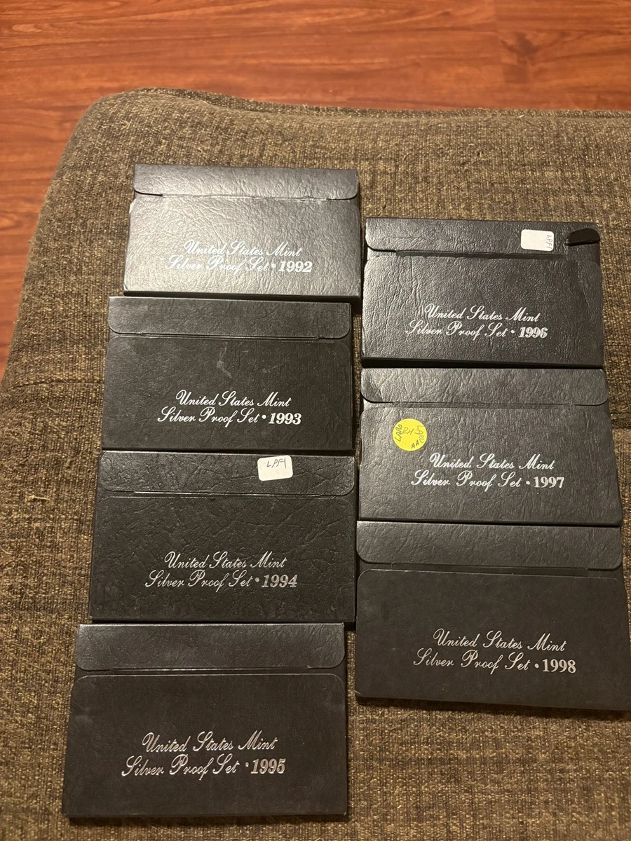 Silver Proof Sets 1992 1998 for sale | eBay