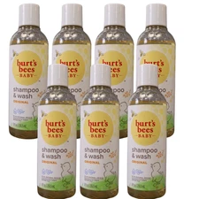 7 Pack Burt’s Bees Baby Bee Original Shampoo & Wash 8 oz Each Gentle Cleanser
