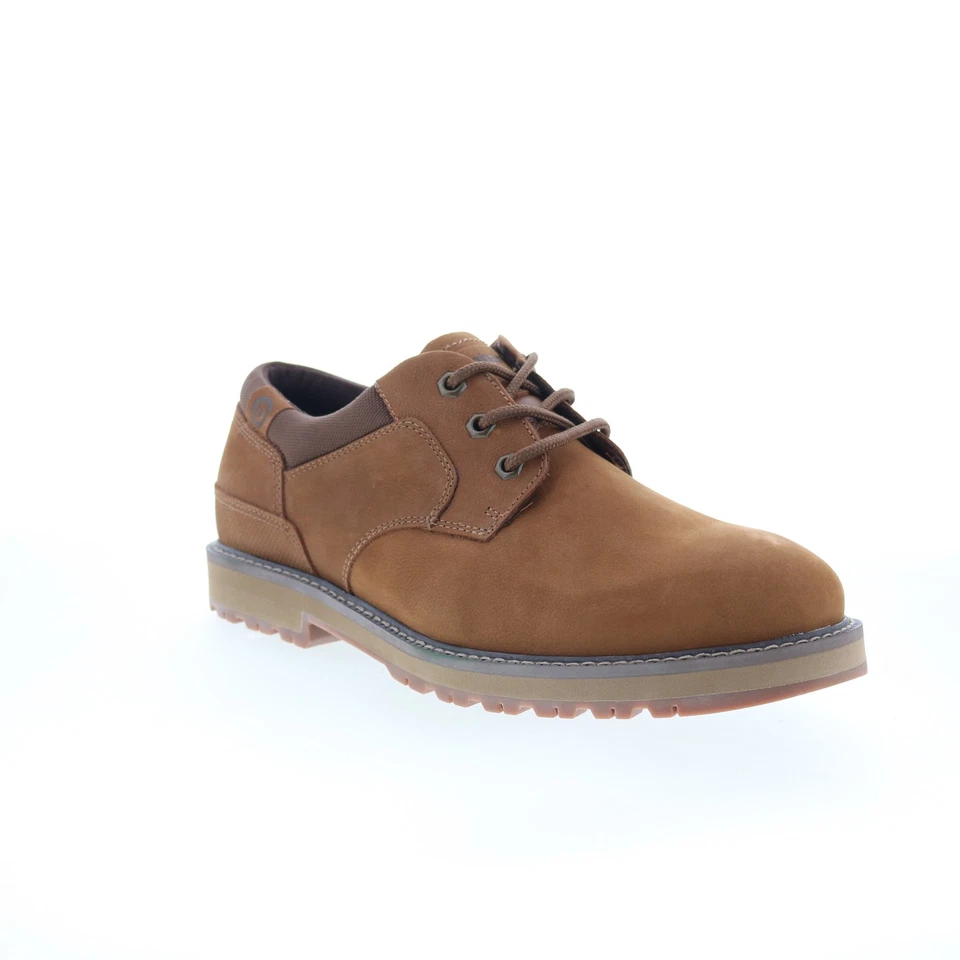 Zapatos Oxford Dunham Byrne Puntera Lisa Para Hombre Marrón Extra Anchos 4E Foto 2 de 4