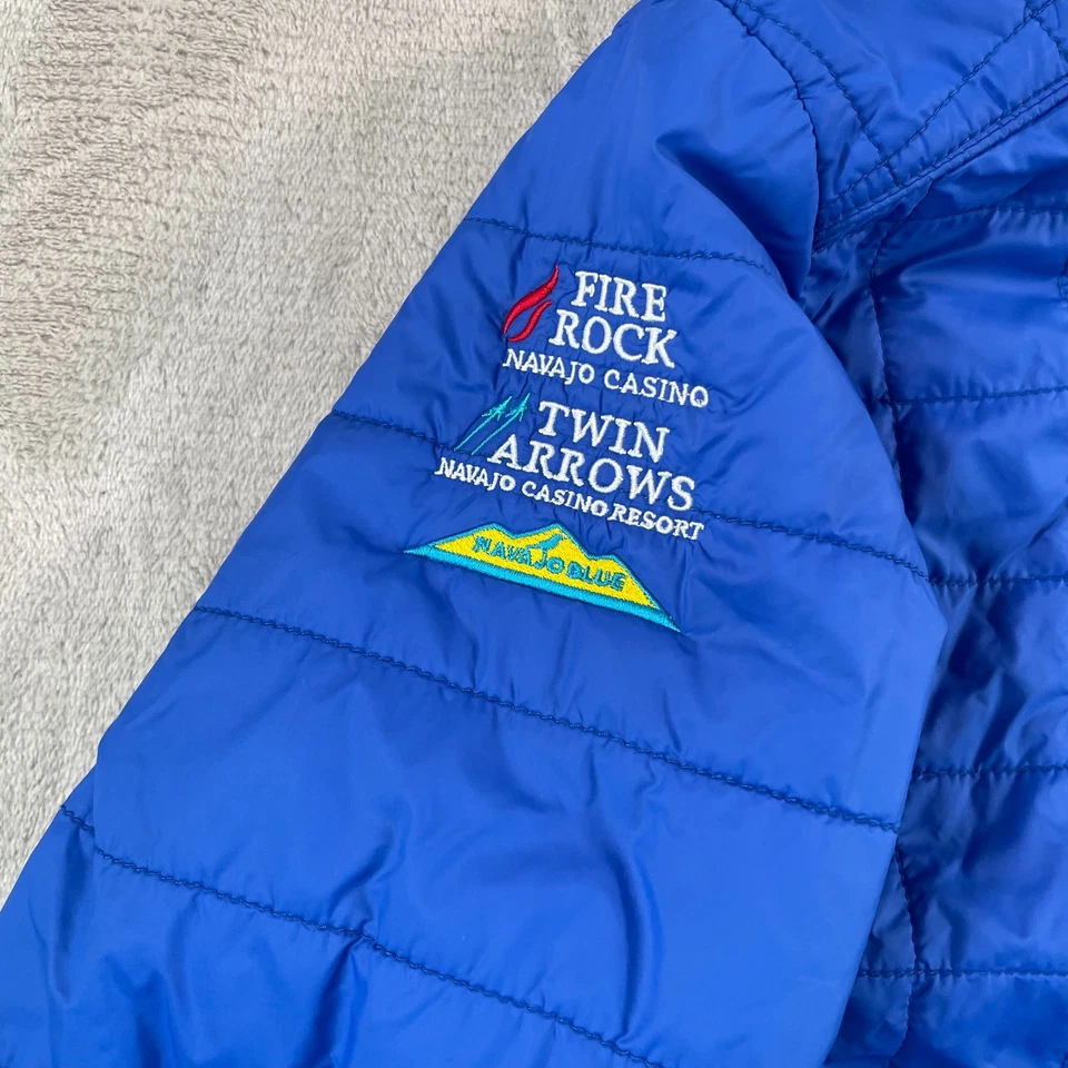 Cutter & Buck x Navajo Nation Gamin Casino Jacket Men 3XT Tall Blue WeatherTec - Image 3 of 4