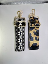 Navy Blue Pair Adjustable Replacement Purse Crossbody Strap w/Gold Hardware