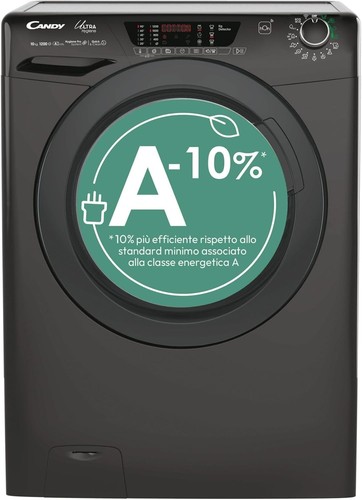 Candy Ultra Hygiene HES12104TWMBB6-S lavatrice Caricamento frontale 10 kg 1200 G - Foto 3 di 5