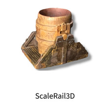 N Scale Steel Mill Ladle Cauldron Load (2) Fo...