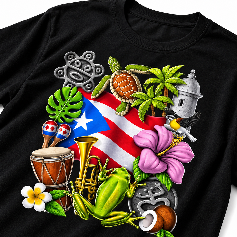 Puerto Rico Coqui Frog Taino Sun Flag Boricua Pride Unisex T Shirt EBay puerto-rico-coqui-frog-taino-sun-flag-boricua-pride-unisex-t-shirt-ebay