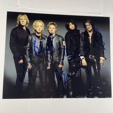 AEROSMITH autograph signed photograph  picture FULL BAND Music Rock   LOA/COA P