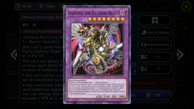 illusion deck yugioh YuGiOh Master Duel - ILLUSION CHIMERA Deck (Customizable)