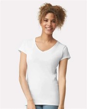 Gildan   Women  s Softstyle  V-Neck T-Shirt   64V00L